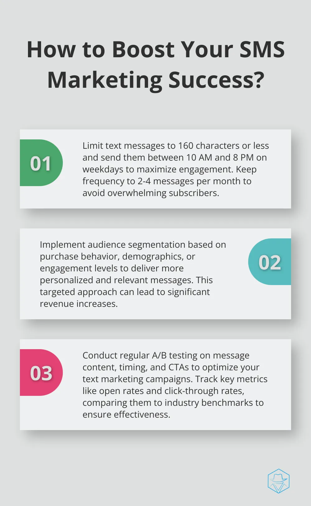 Infographic: How to Boost Your SMS Marketing Success? - text marketing templates