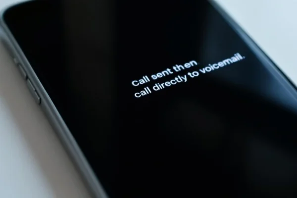 When a call goes straight to voicemail