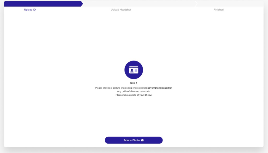 Enter your email address or phone number to receive the Vouched Process URL